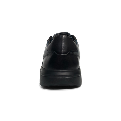 LAILE Hand Gradient Burnished Multi-Split Panel Platform Business Sneakers