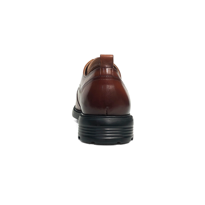 LAILE Hand Gradient Burnished Split Apron Derby Dress Shoes