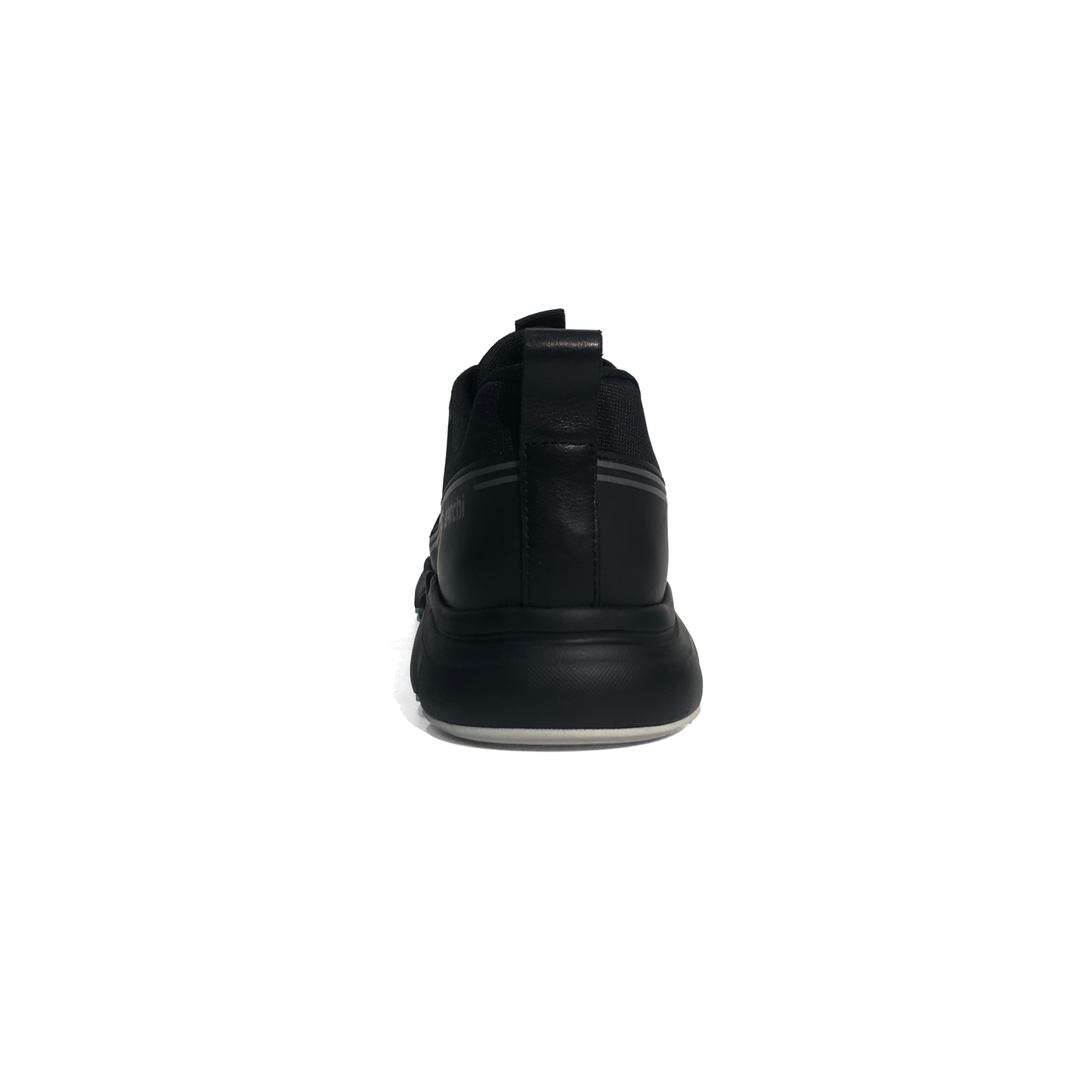 LAILE Breathable Woven Mesh Geometric Reflective Line Platform Trainers