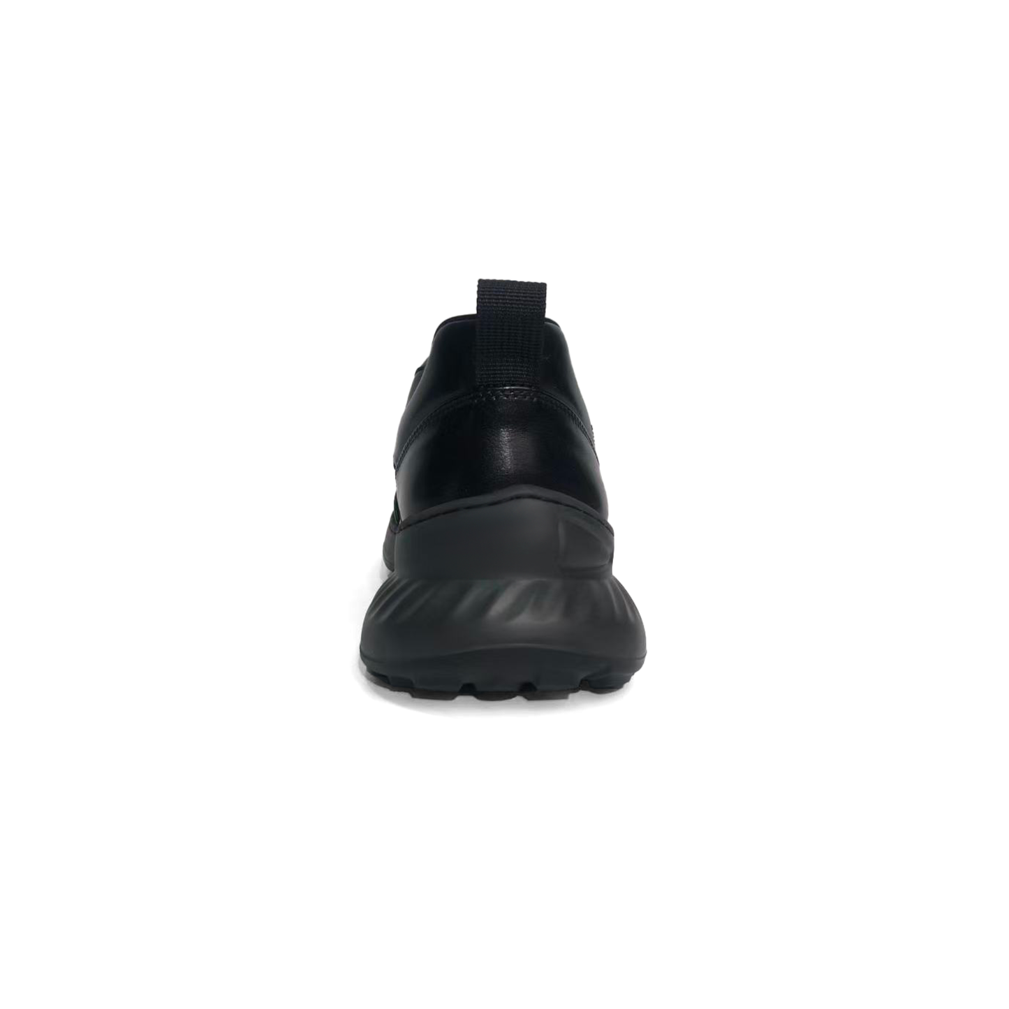 LAILE Polished Full Grain Leather Chunky Performance Sneakers