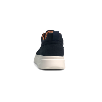 LAILE Matte Nubuck Laceless Slip-On Platform Skate Sneakers