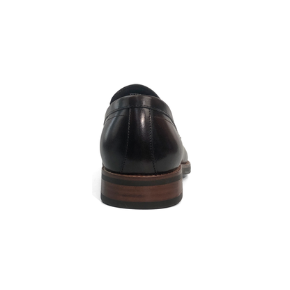 LAILE High Gloss Hand Polished Penny Slip-On Loafers