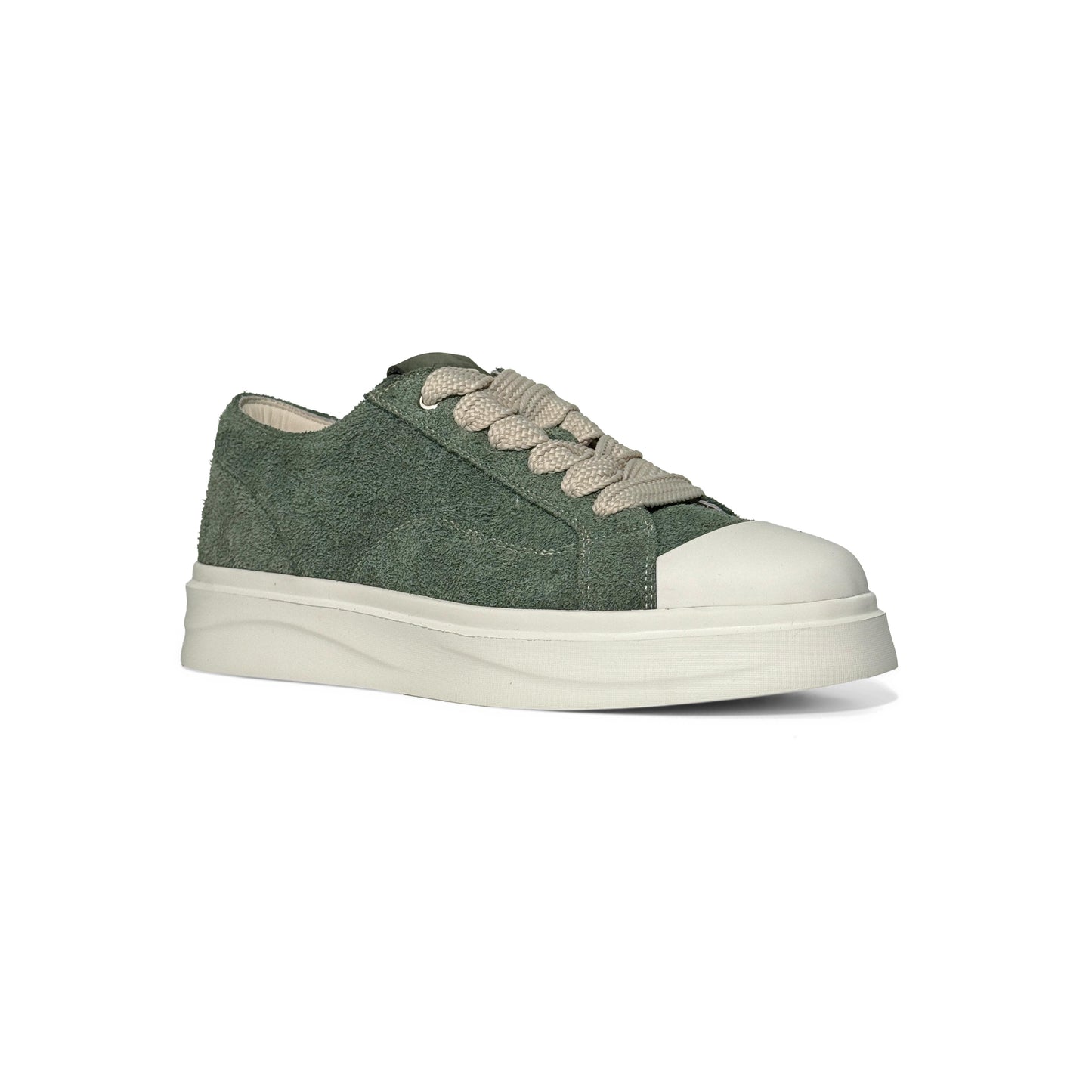 LAILE Daily Soft Fluff Suede Platform Trainer