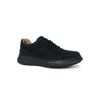 LAILE Full Matte Nubuck Geometric Stitch Hybrid Walk Trainers