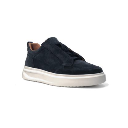 LAILE Matte Nubuck Laceless Slip-On Platform Skate Sneakers