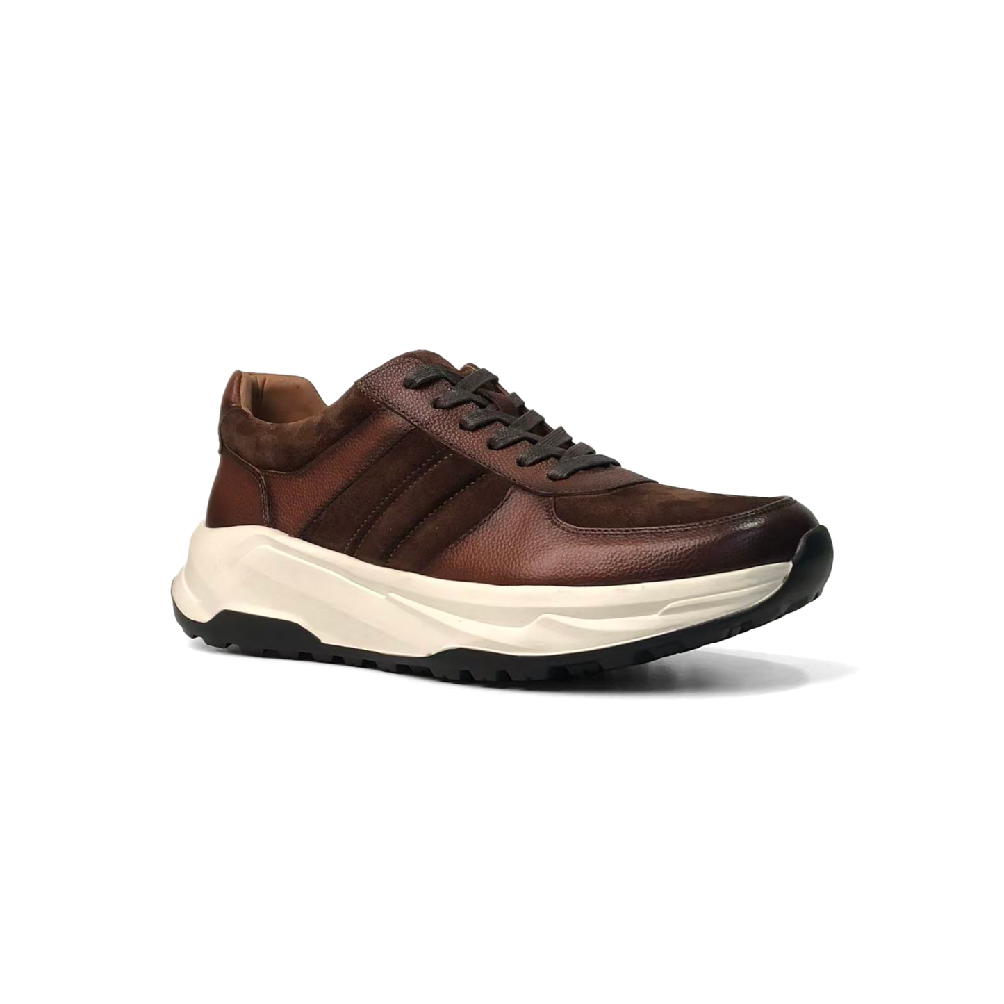 LAILE Nubuck Smooth Leather Hybrid Performance Sneakers