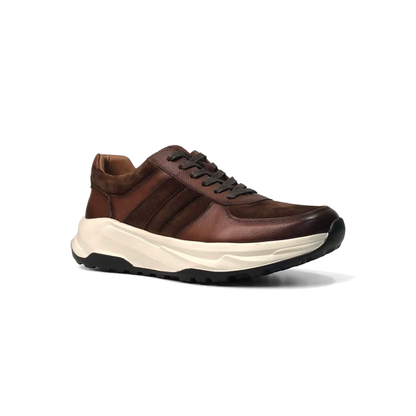 LAILE Nubuck Smooth Leather Hybrid Performance Sneakers