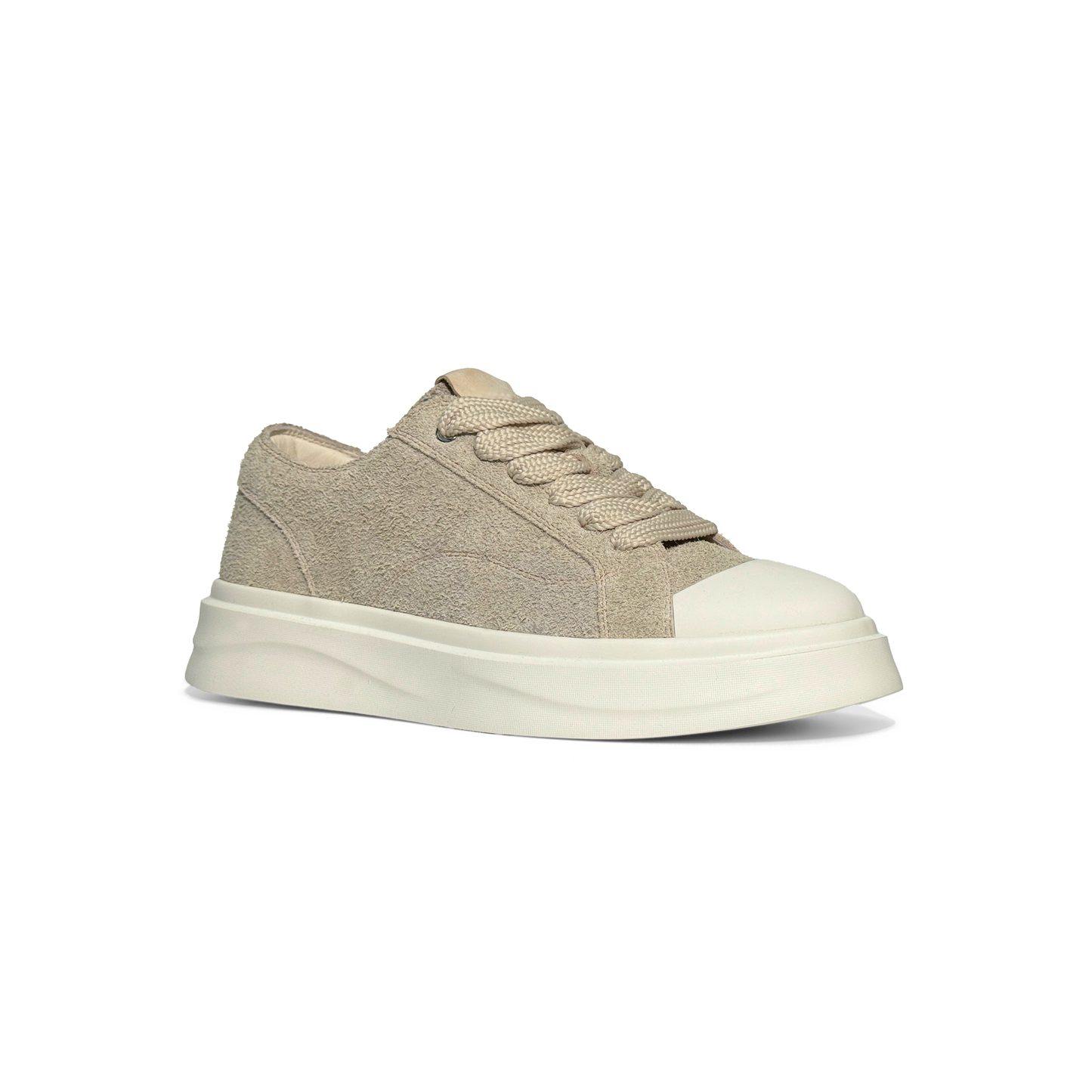 LAILE Daily Soft Fluff Suede Platform Trainer