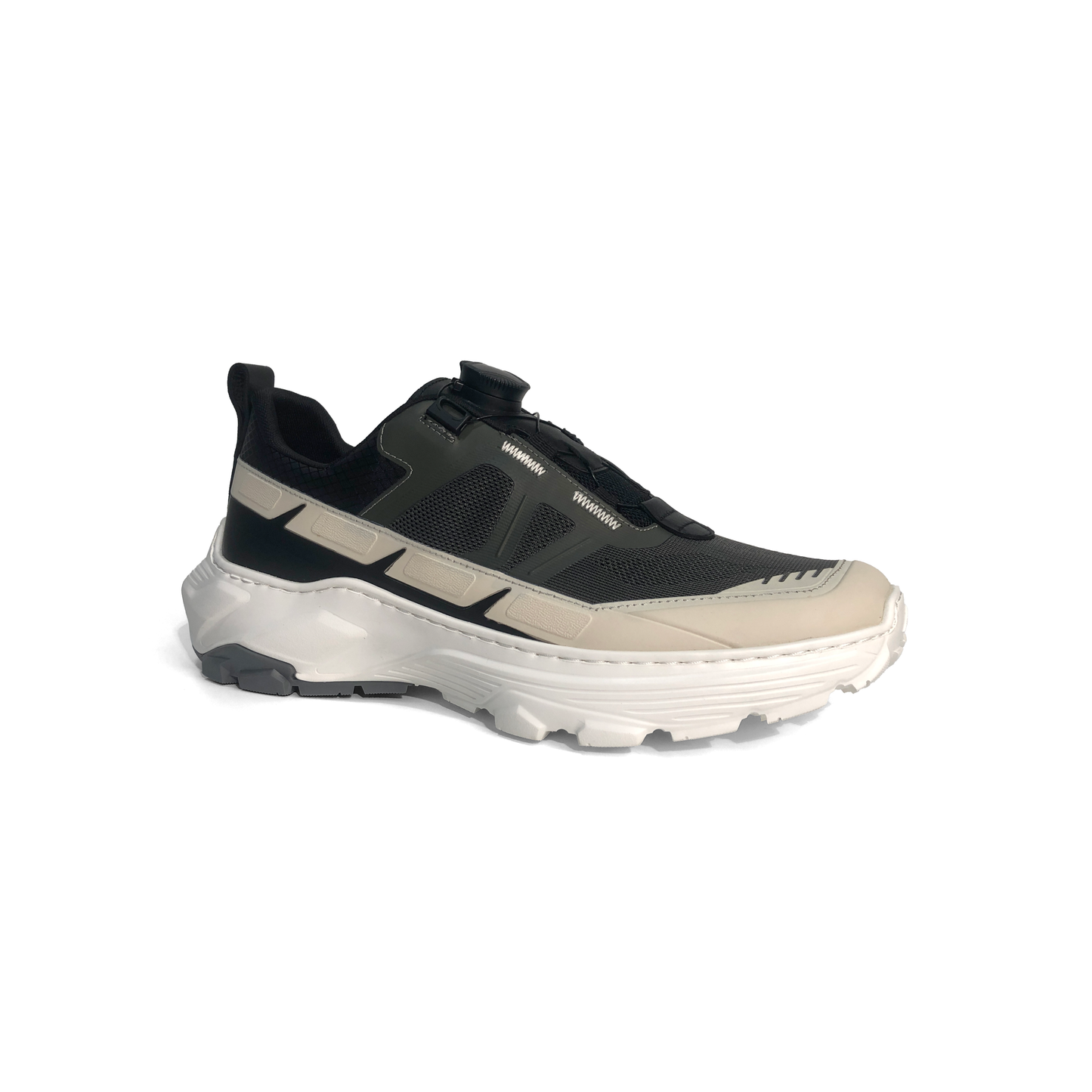 LAILE Grid Breathable Mesh Rotary Buckle Rugged Hiking Platform Trainers