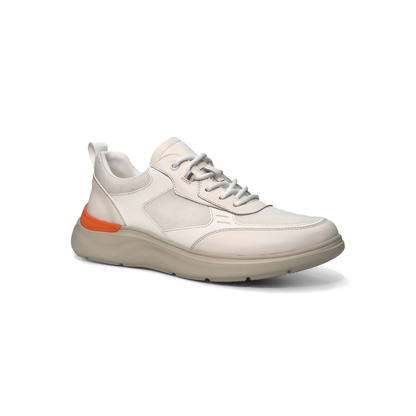 LAILE Leather Mesh Hybrid Sport-Dress Walking Sneakers