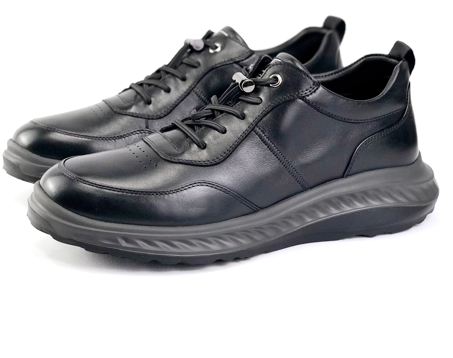 LAILE Urban Motion Leather Sneakers – Hybrid Comfort, Refined Design