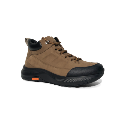 LAILE Matte Nubuck Mid-Top Outdoor Hiker Trainers