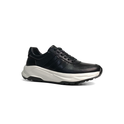LAILE Nubuck Smooth Leather Hybrid Performance Sneakers