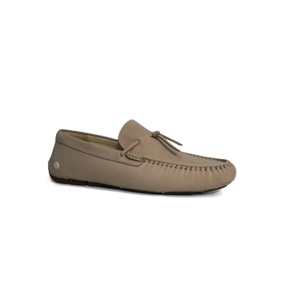 LAILE Matte Nubuck Tassel Moc Toe Driving Loafers