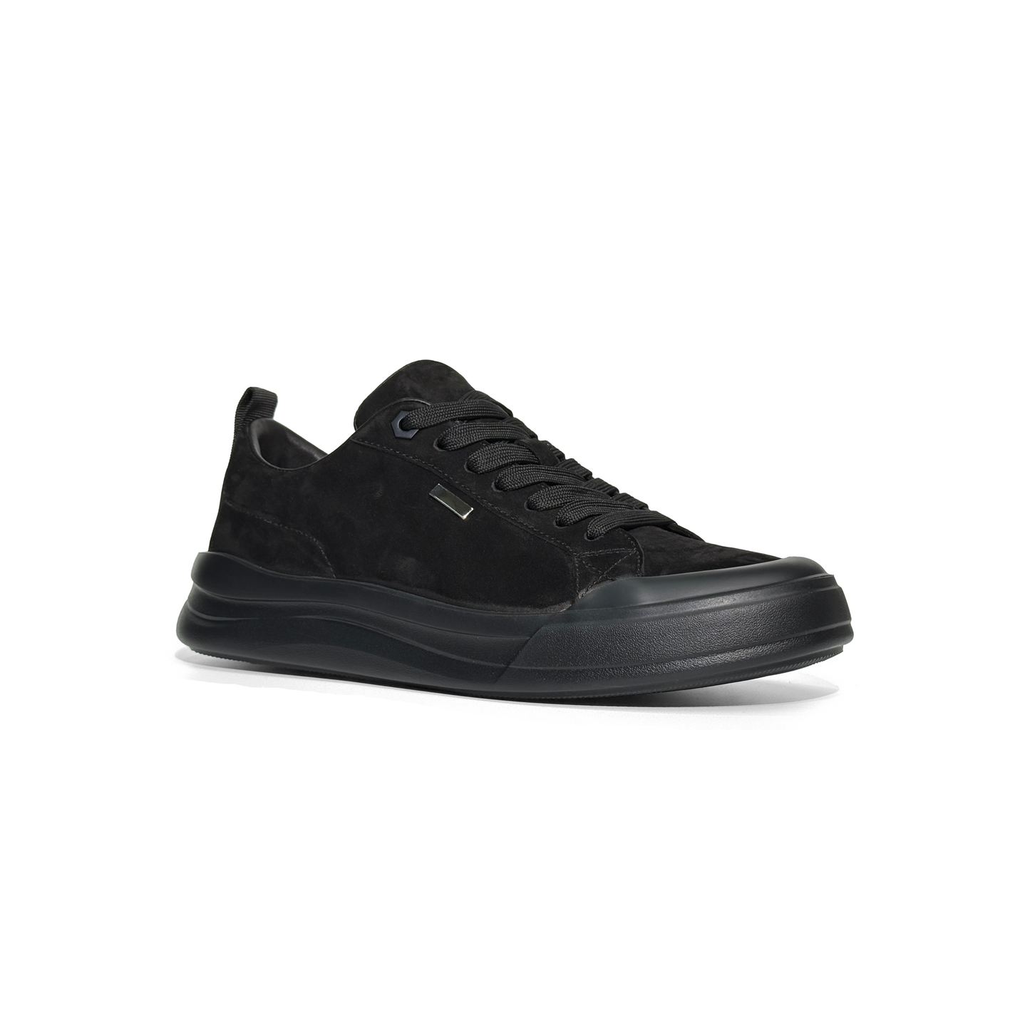 LAILE Matte Nubuck Suede Platform Skate Sneakers
