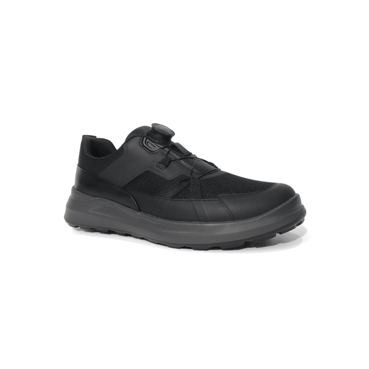 LAILE Breathable Mesh Dial Quick Lace Elevated Platform Trainers