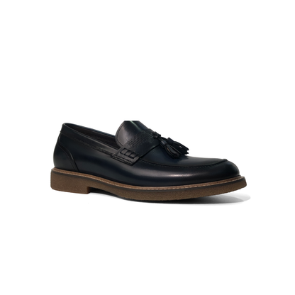 Laile Vintage Goodyear Stitch Tassel Penny Loafers