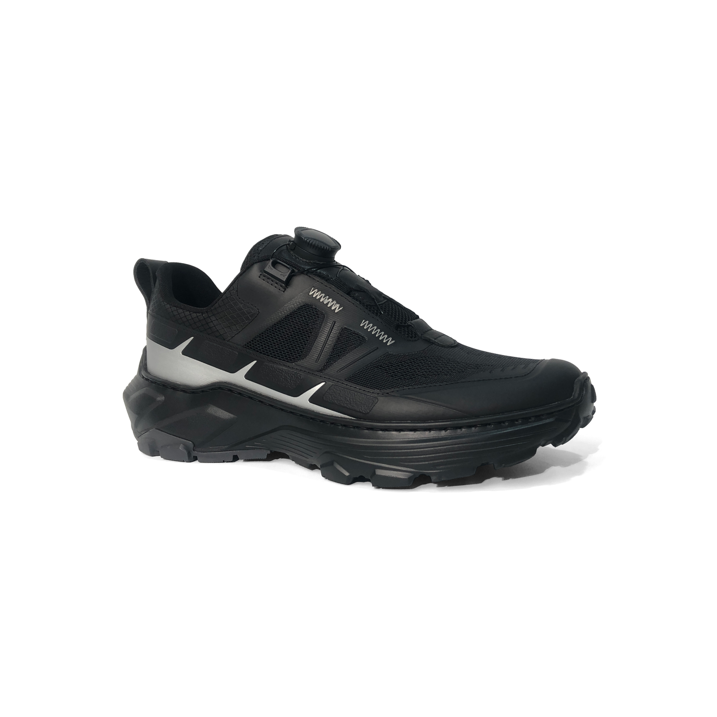 LAILE Grid Breathable Mesh Rotary Buckle Rugged Hiking Platform Trainers