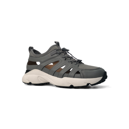 LAILE Cutout Leather Mesh Hybrid Sport Sandal Sneakers
