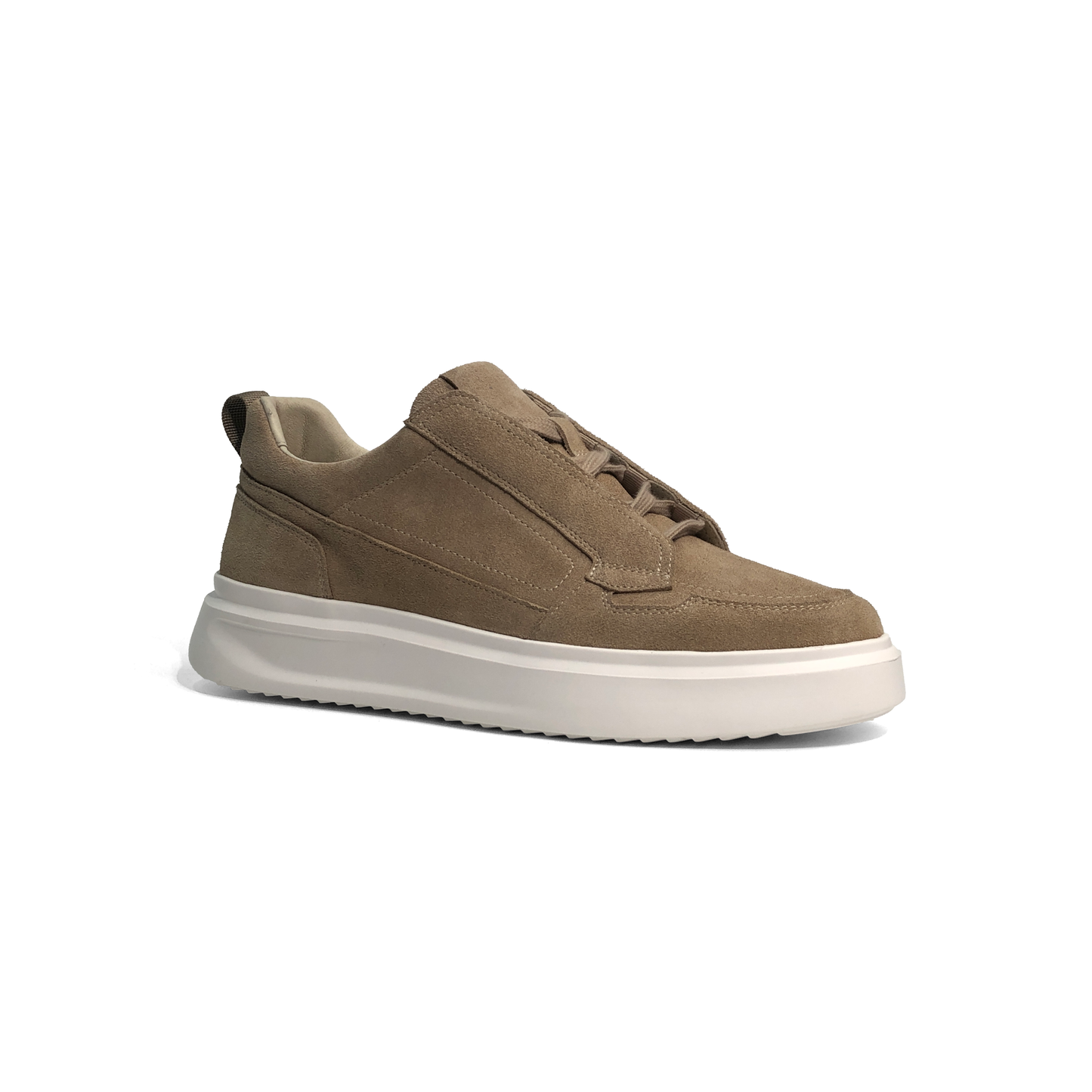 LAILE Matte Nubuck Laceless Slip-On Platform Skate Sneakers