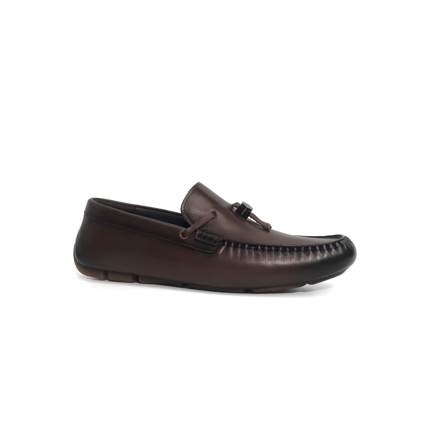 LAILE Hand Stitched Moc Toe Loafer