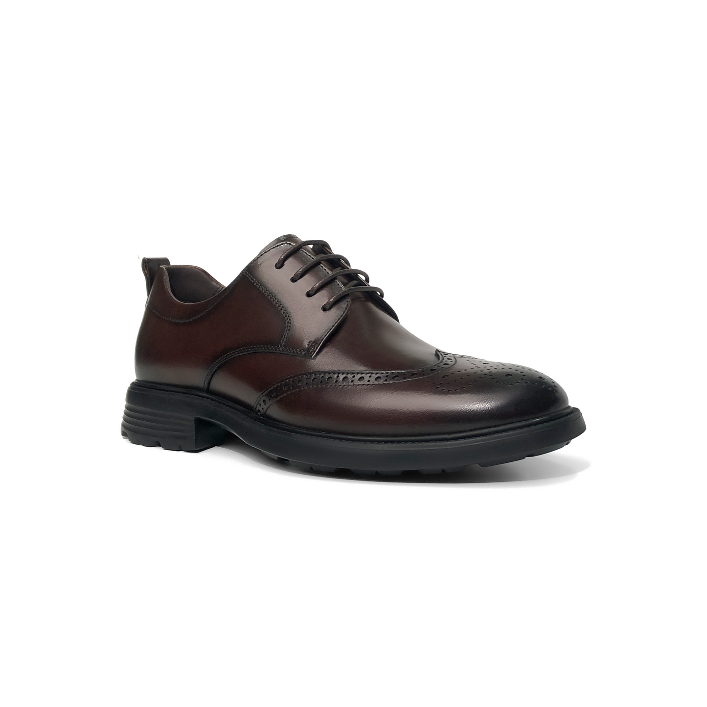 LAILE Mirror Polished Wingtip Brogue Oxford Trainers