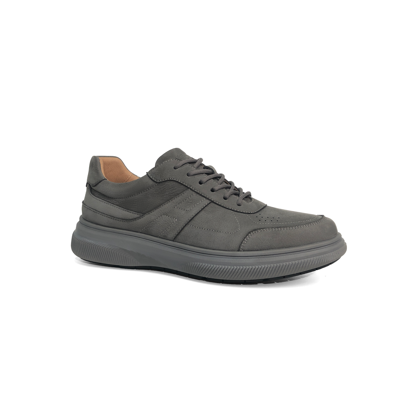 LAILE Full Matte Nubuck Geometric Stitch Hybrid Walk Trainers