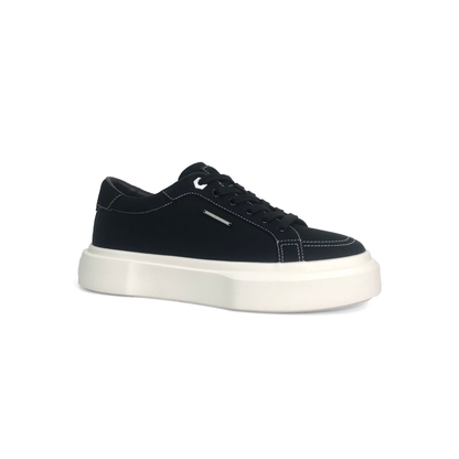 LAILE Heavy Twill Canvas Platform Skate Sneakers