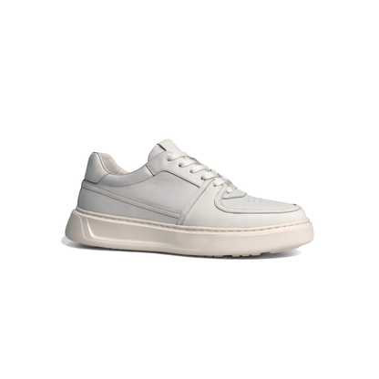 LAILE Smooth Gloss Cowhide Low Top Sport-Dress Board Shoe