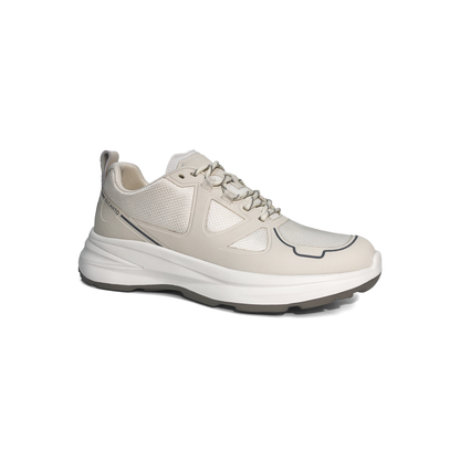 LAILE Breathable Knit Mesh Reflective Outline Platform Walking Trainers