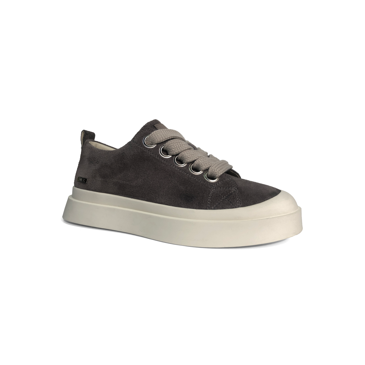 Laile Minimal Retro Suede Stacked Platform Sneaker 