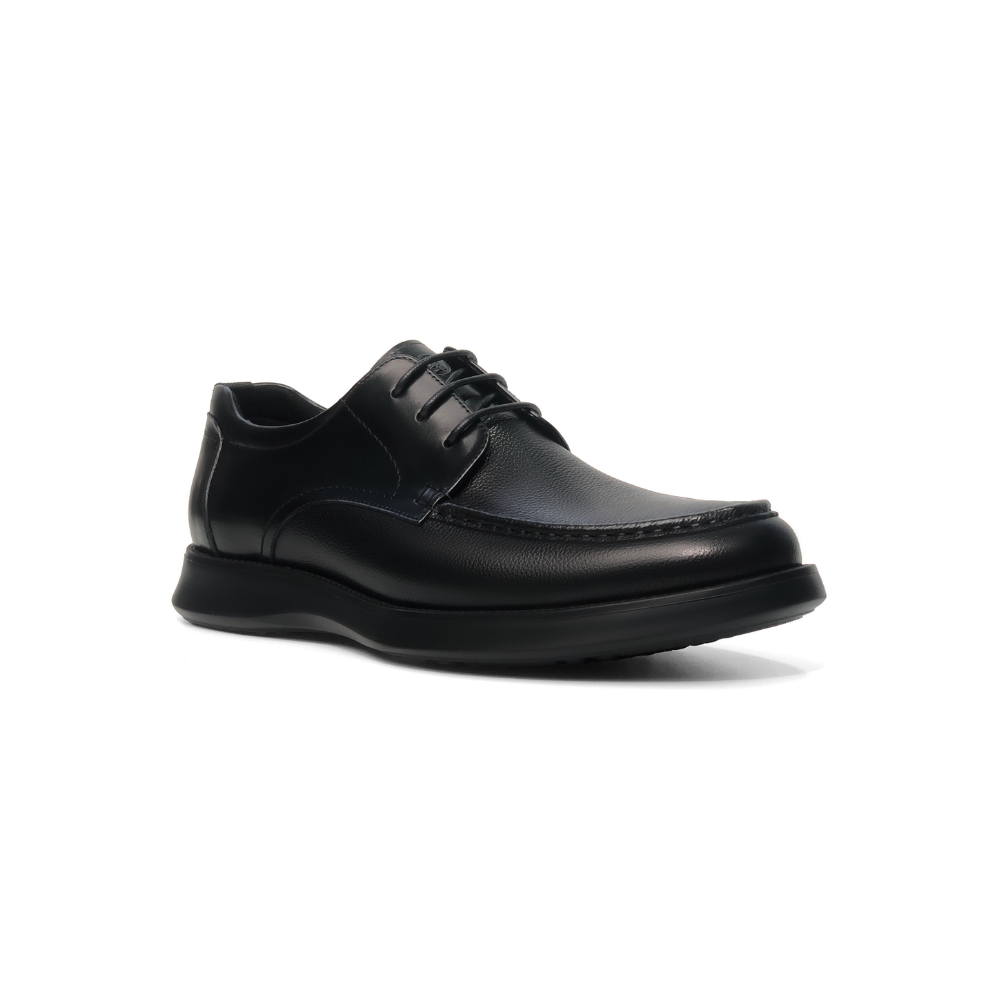 Laile Full Grain Cowhide Moccasin Stitch Lace-Up Dress Shoes