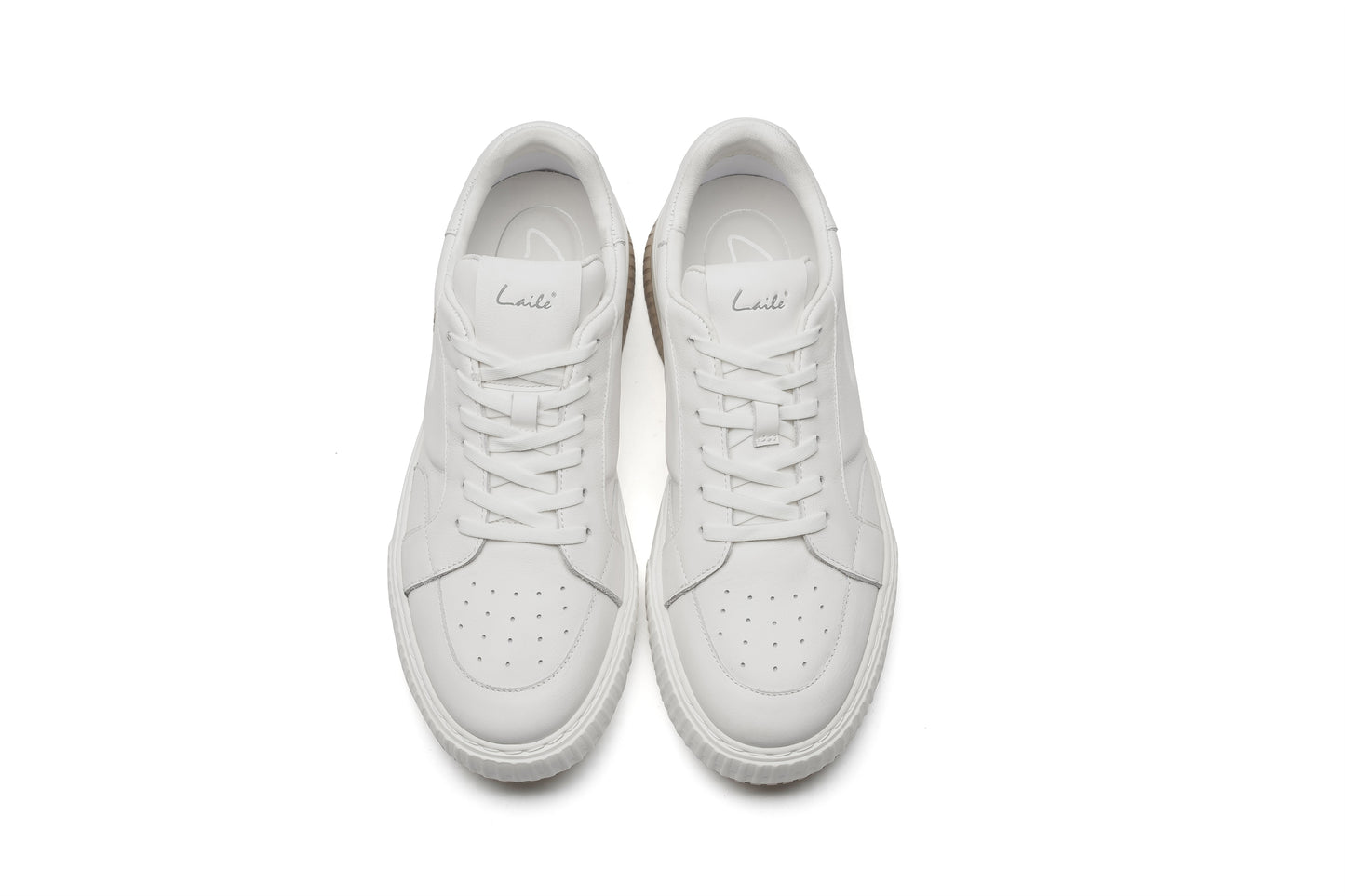 LAILE Leather Classic Versatile Low-Top Sneakers for Men - Shock-absorbing, Lightweight, and Breathable.