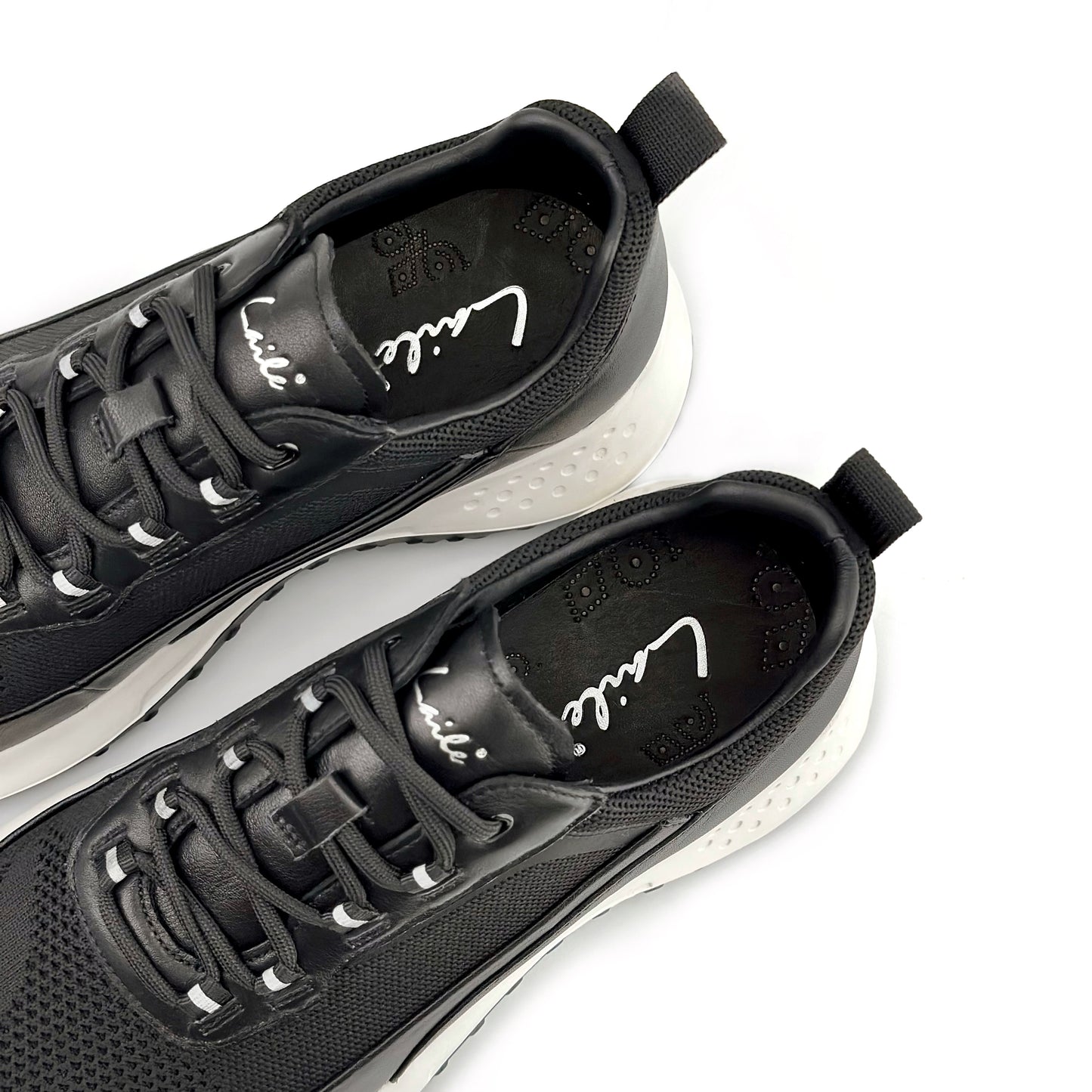 LAILE UrbanEase – Leather Mesh Comfort Sneakers for Men