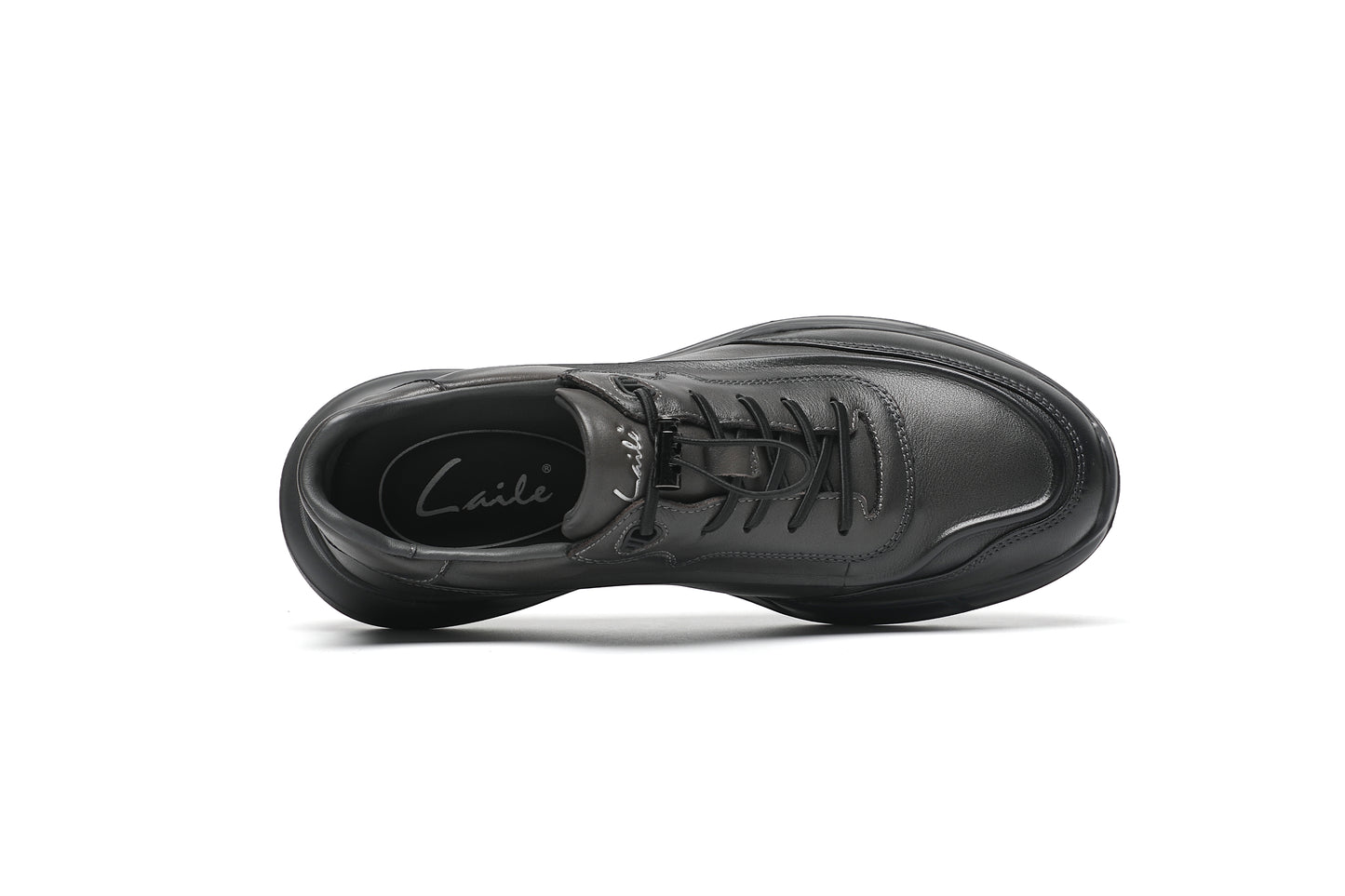 LAILE Executive Leather Comfort Sneakers – Modern Craftsmanship for Business and Casual Wear