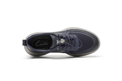 LAILE comfortable tie-free shoelaces shock-absorbing breathable lightweight low-top casual shoes for men