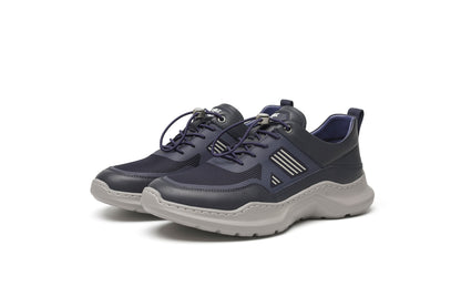 LAILE comfortable tie-free shoelaces shock-absorbing breathable lightweight low-top casual shoes for men