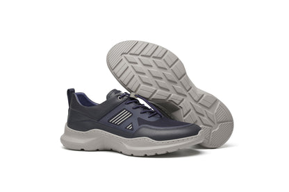 LAILE comfortable tie-free shoelaces shock-absorbing breathable lightweight low-top casual shoes for men